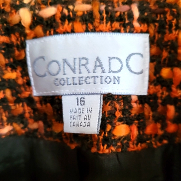 Conrad C collection tweed designer coat. - Picture 2 of 9